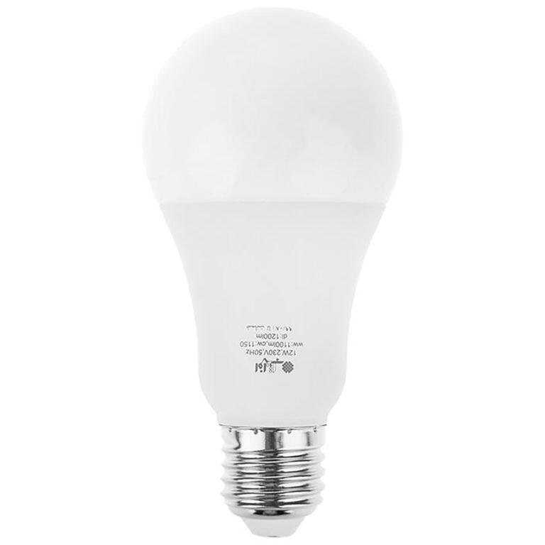 لامپ LED حبابی 12 وات افراتاب کارتن 100 عددی